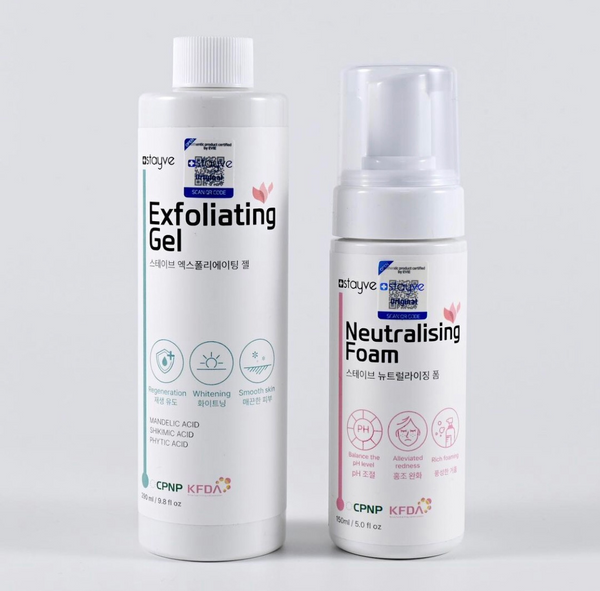 Stayve Exfoliating Gel and Neutralising Foam Set